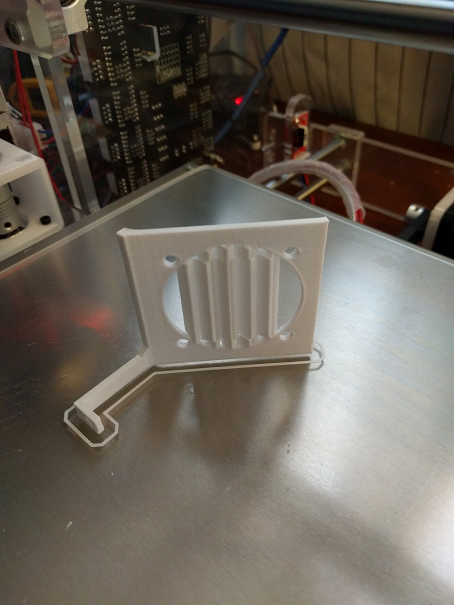 Printed fan mount